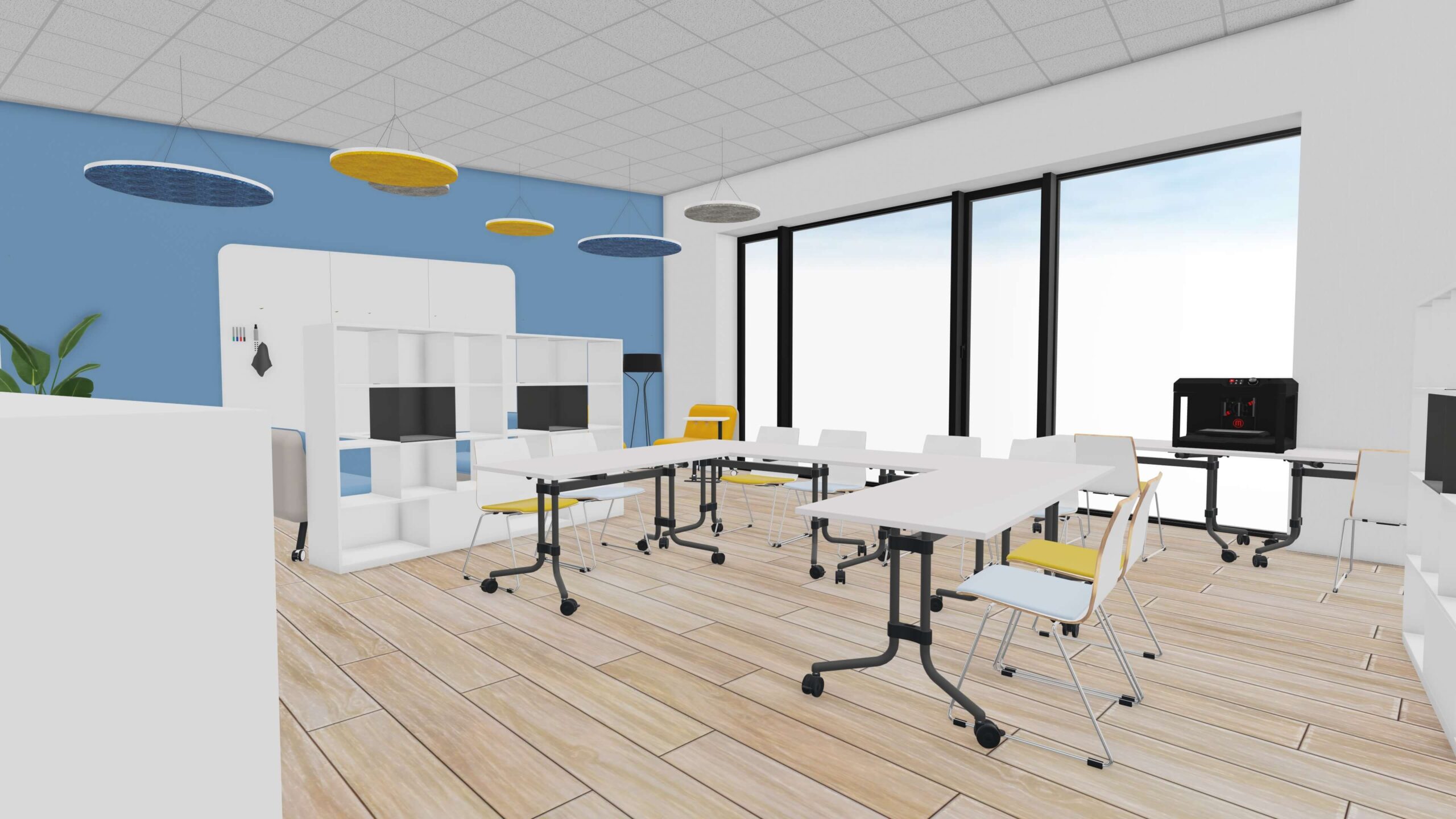 Makersspace_Arbeitsbereich von Eingang